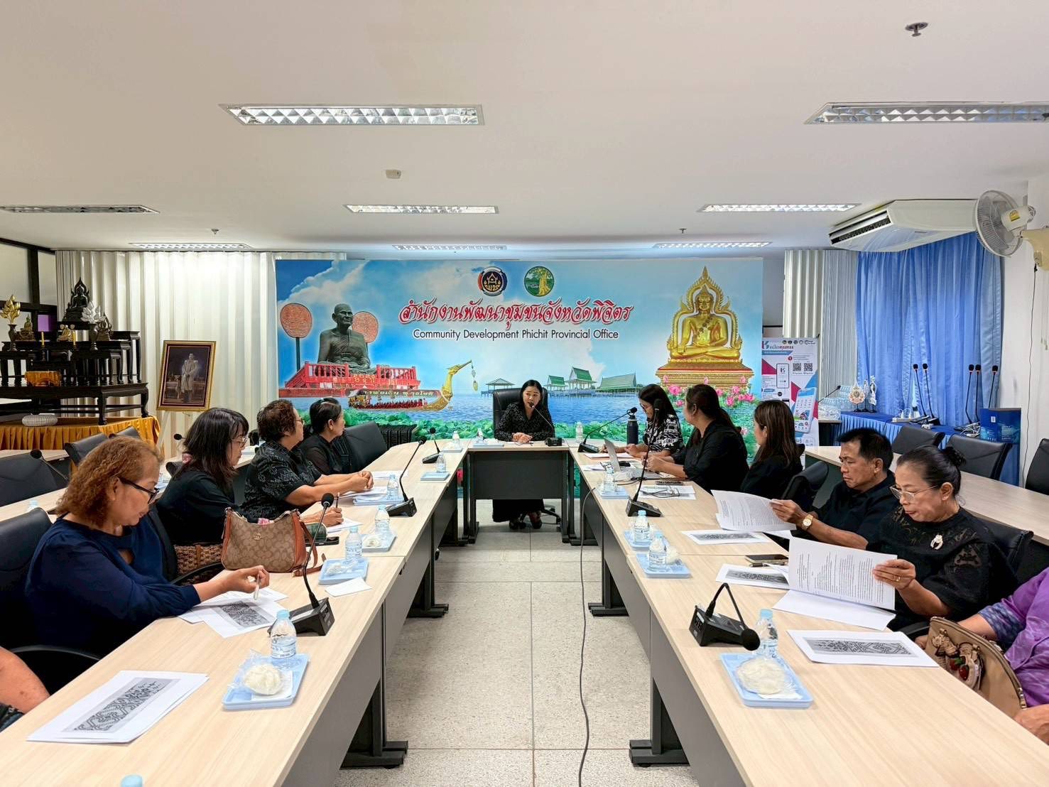 พช พิจิตร จัดประชุมกลุ่มทอผ้าจังหวัดพิจิตร ครั้งที่ 2/2569